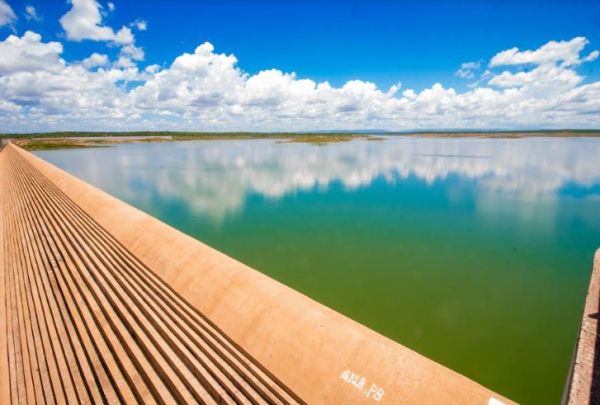 Barragem Santa Cruz do Apodi acumula 68,89% da sua capacidade total