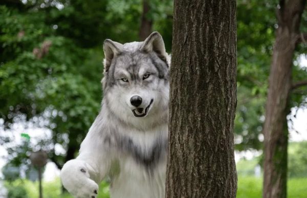 MAIS UM: japonês gasta mais de R$100 mil em fantasia de lobo para ‘não se sentir mais humano’