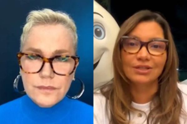 VÍDEO: Xuxa chama internauta de “idiota e imbecil” durante live com Janja