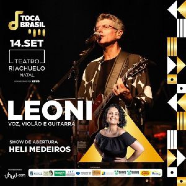 Leoni faz show no Teatro Riachuelo nesta quinta-feira