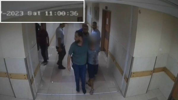 Vídeo: Israel divulga imagens de reféns capturados por terroristas do Hamas em hospital