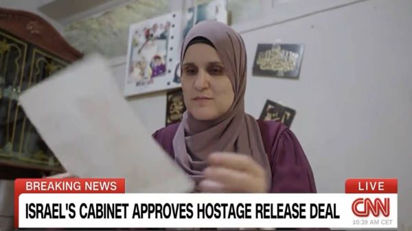 CNN Internacional omite crime de prisioneira de Israel e leva nota no X
