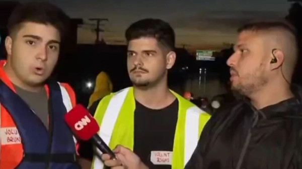 VÍDEO: Ao vivo na CNN, homem grita 'Globo lixo' e leva bronca de repórter  
