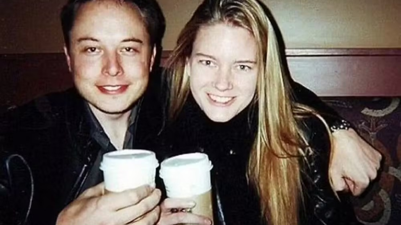 Elon Musk e Justine Wilson — Foto: Reprodução