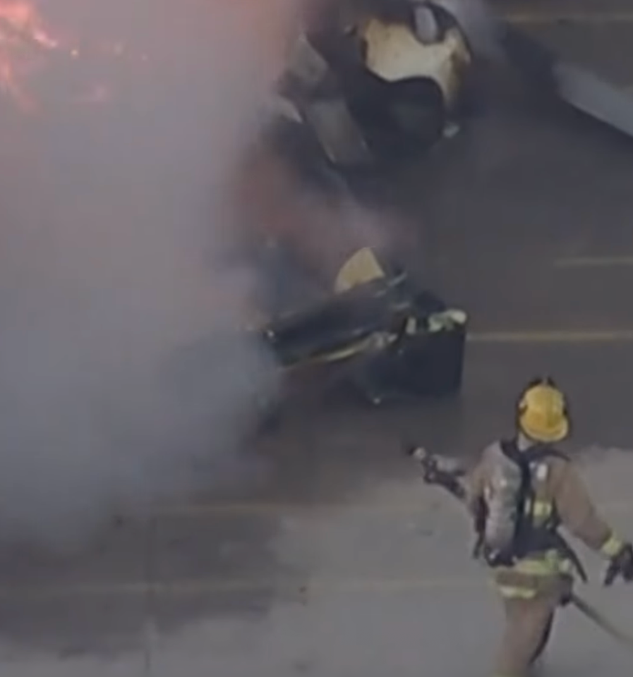 Tragédia no ar: helicóptero de TV cai e mata três; veja imagens